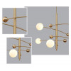 Люстра Delight Collection Globe Mobile 10215P/5 brass