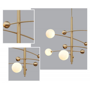 Люстра Delight Collection Globe Mobile 10215P/5 brass