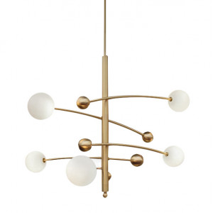 Люстра Delight Collection Globe Mobile 10215P/5 brass