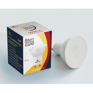Светодиодная лампа mod. TP GU10/8W/4000K mat