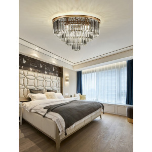 Потолочный светильник Delight Collection Odeon 6R gold/smoky