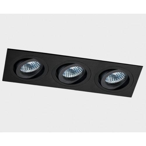 Светильник встраиваемый   mod. SAG 303-4 black/black
