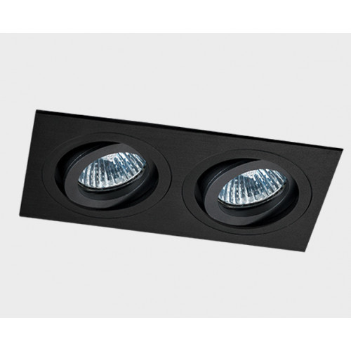 Светильник встраиваемый   mod. SAG 203-4 black/black