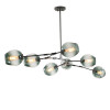 Люстра Delight Collection Bubble 7 black/smoky