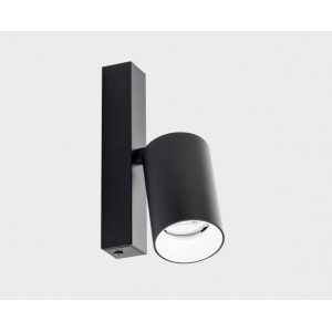 Светильник накладной mod. DANNY E1 black + Ring Danny white