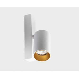Светильник накладной mod. DANNY E1 white + Ring Danny gold