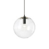 Подвесной светильник Delight Collection Ball 40 black/clear Подвесной светильник Delight Collection Ball 40 black/clear