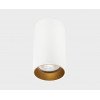 Светильник накладной mod. DANNY PL white + Ring Danny gold