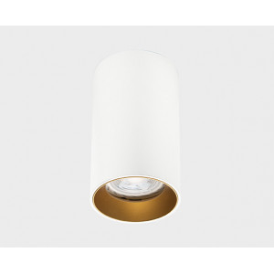 Светильник накладной mod. DANNY PL white + Ring Danny gold