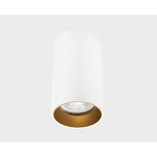 Светильник накладной mod. DANNY PL white + Ring Danny gold