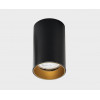 Светильник накладной mod. DANNY PL black + Ring Danny gold