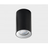 Светильник накладной mod. DANNY PL black + Ring Danny white