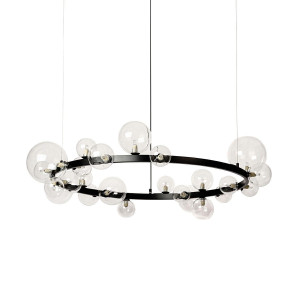 Люстра Delight Collection 8828P/L black/clear