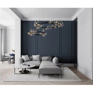 Люстра Delight Collection 8828P/L black/clear