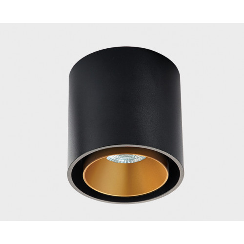 Светильник накладной mod. SKY black + SKY R gold
