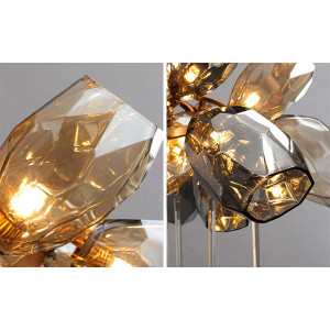Люстра Delight Collection 8898P/AL gold/smoky