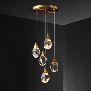 Подвесной светильник Delight Collection 9701P/5R brass