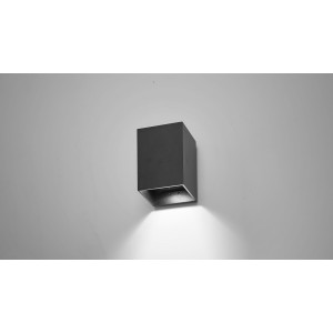 Уличный настенный светильник CUBE SQUARE LED антрацит
