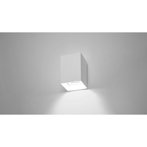 Уличный настенный светильник CUBE SQUARE LED белый