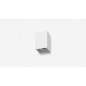 Уличный настенный светильник CUBE SQUARE LED белый