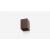 Уличный настенный светильник CUBE SQUARE GU10 кортен