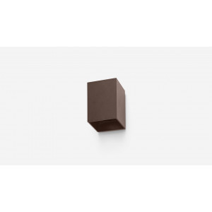Уличный настенный светильник CUBE SQUARE LED кортен