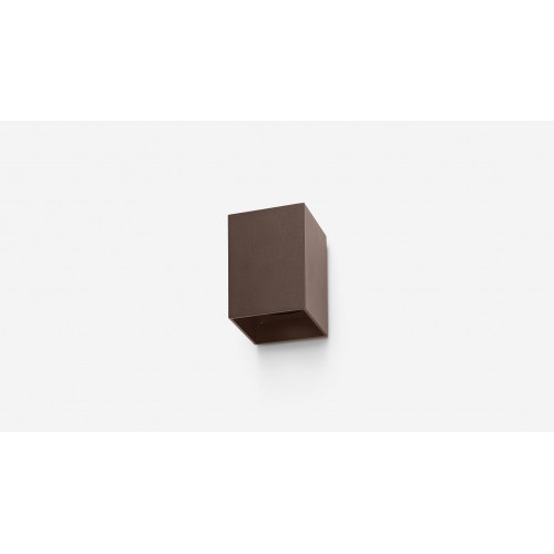 Уличный настенный светильник CUBE SQUARE GU10 кортен