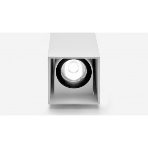Уличный настенный светильник CUBE SQUARE 2XGU10 белый