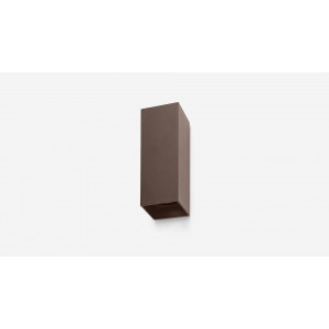 Уличный настенный светильник CUBE SQUARE 2X7W LED 3000 кортен