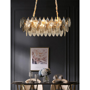 Люстра Delight Collection D8011P/L-800 gold/smoky