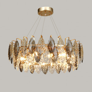 Люстра Delight Collection D8011P/R-800 gold/smoky