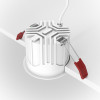 Встраиваемый светильник  Alfa LED DL043-01-15W3K-D-RD-W