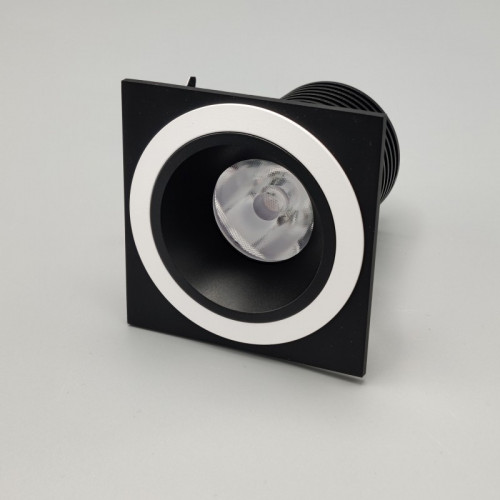 Встраиваемый светильник  F 1201 ND WHITE/BLACK FRAME 1 BLACK