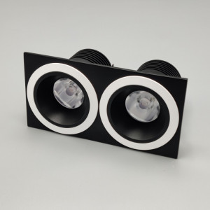 Встраиваемый светильник F 1201 ND WHITE/BLACK FRAME 2 BLACK Встраиваемый светильник F 1201 ND WHITE/BLACK FRAME 2 BLACK