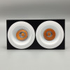 Встраиваемый светильник  F 1201 ND WHITE FRAME 2 BLACK