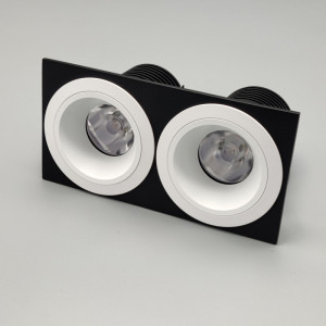 Встраиваемый светильник F 1201 ND WHITE FRAME 2 BLACK Встраиваемый светильник F 1201 ND WHITE FRAME 2 BLACK