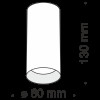 Потолочный светильник Focus C010CL-01B
