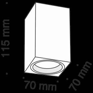 Потолочный светильник  Focus C011CL-01B