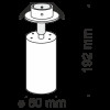 Потолочный светильник Focus C018CL-01B