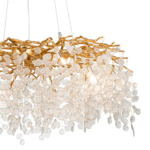 Люстра Delight Collection FTB006R-100 brass/clear
