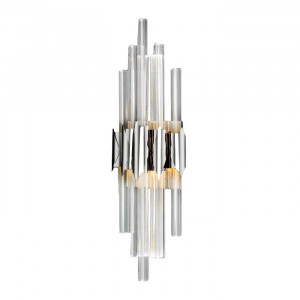 Настенный светильник Delight Collection Glacier 1 nickel