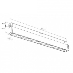 Светильник GRILL 3012 Bk 3000K