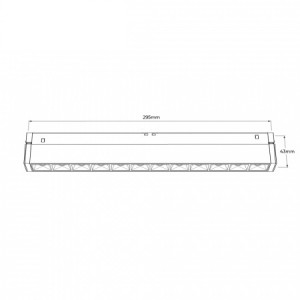 Светильник GRILL 3012 Bk 3000K