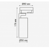Светильник NOVOTECH HELIX LED 10W трековый трёхфазный 358253