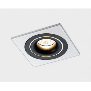 Светильник встраиваемый mod. IT02-008 black + IT02-QRS1 white