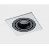 Светильник встраиваемый  mod. IT02-008 black + IT02-QRS1 white
