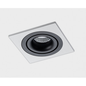 Светильник встраиваемый mod. IT02-008 black + IT02-QRS1 white