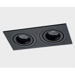 Светильник встраиваемый mod. IT02-008 black - 2шт. + IT02-QRS2 black