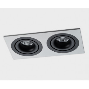 Светильник встраиваемый mod. IT02-008 black - 2шт. + IT02-QRS2 white