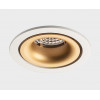 Светильник встраиваемый  mod. IT02-008 white + IT02-008 ring gold